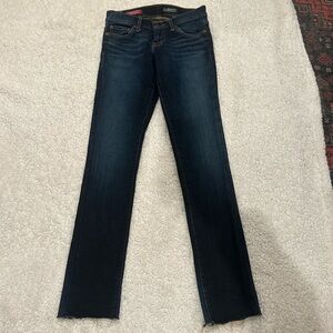 EUC red engine skinny Jean